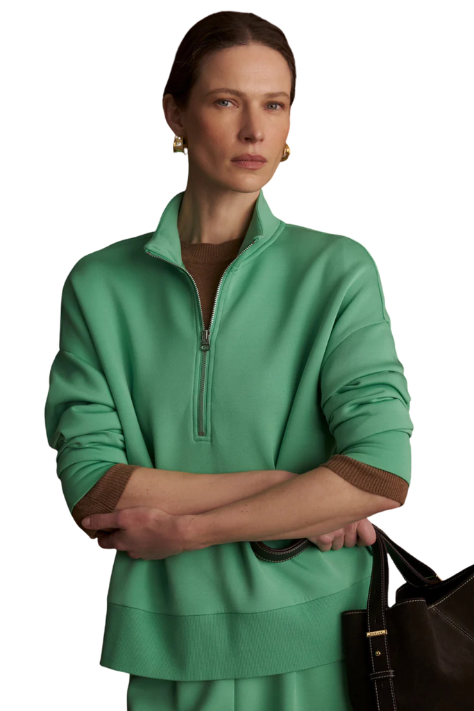 Mavis Mock Neck Sweat – O2 Life Mavis Mock Neck Sweat – O2 Life