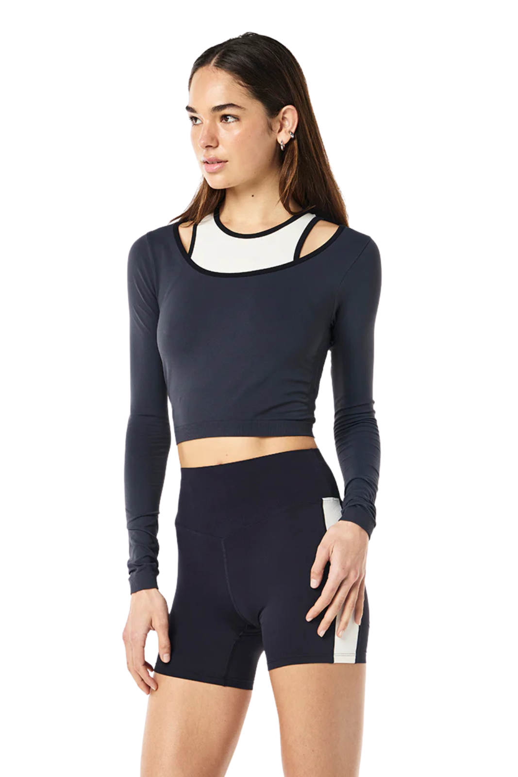 Sutton LS Cropped Top