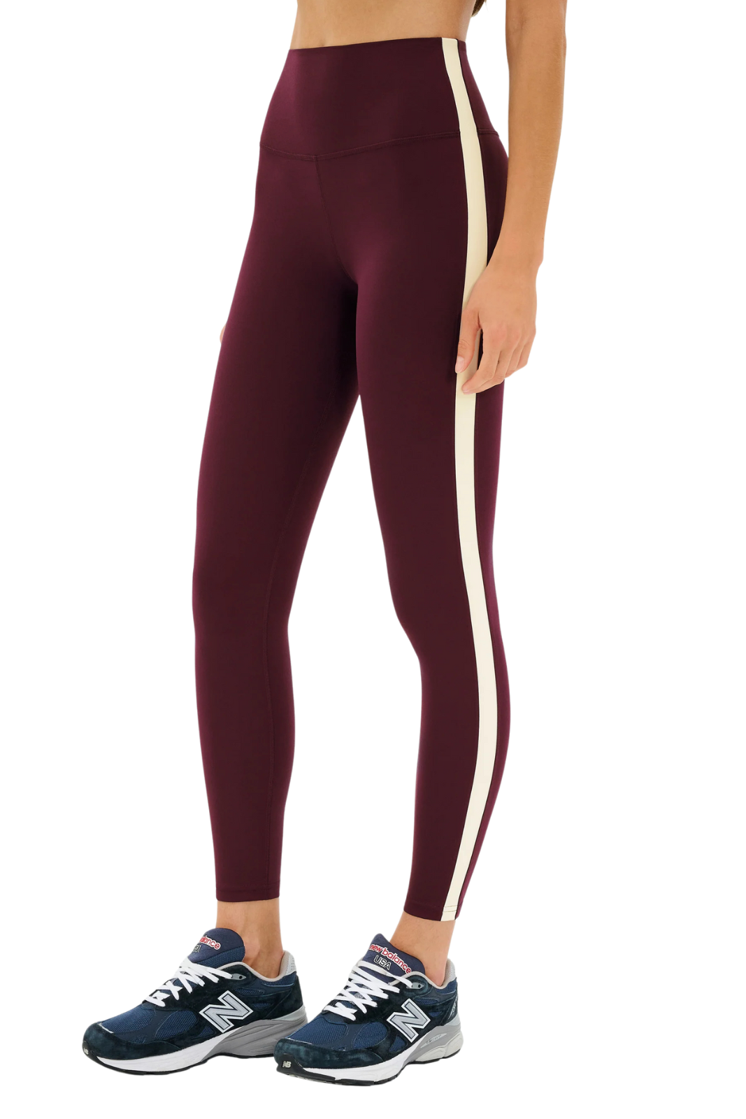 Clare HW Rigor 7/8 Legging , Dark Cherry/Creme