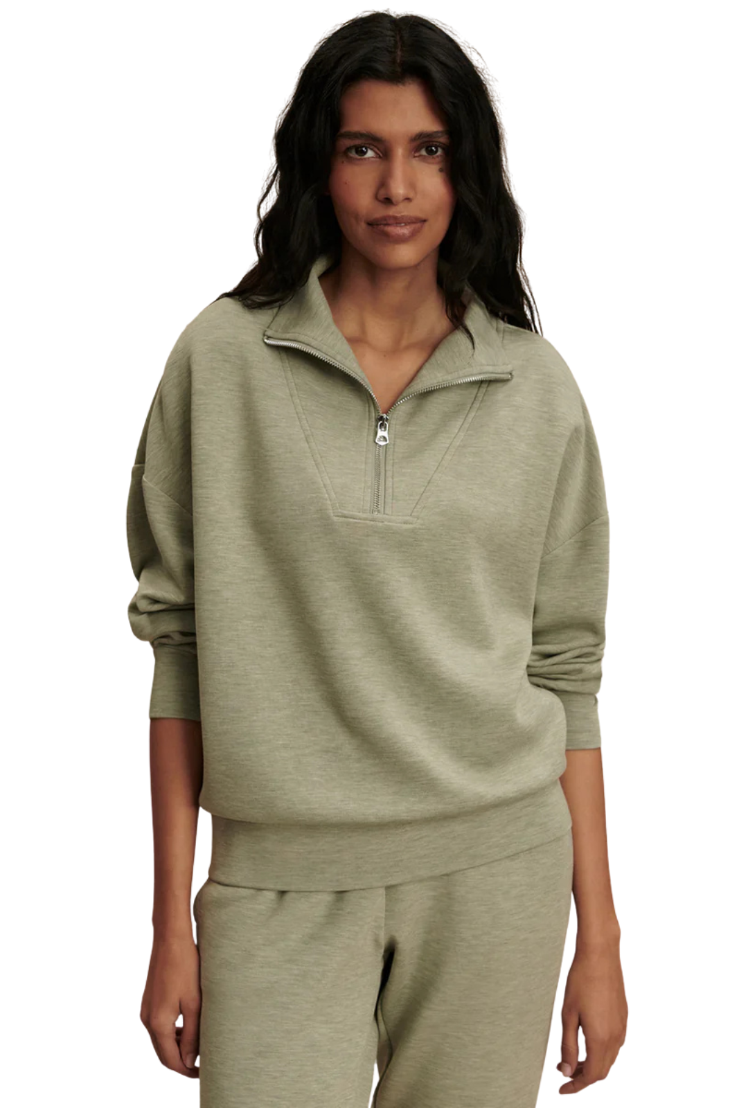 Hawley Half Zip Sweat, Shadow Marl – O2 Life