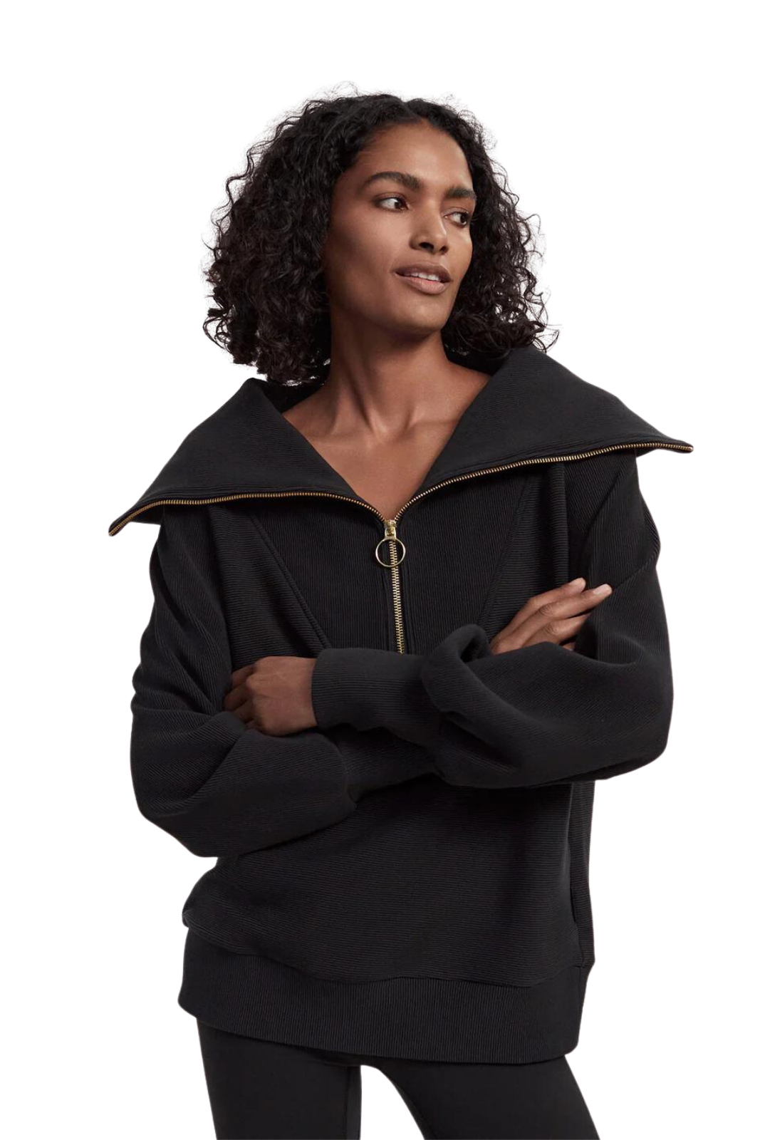 Vine Half Zip, Black – O2 Life