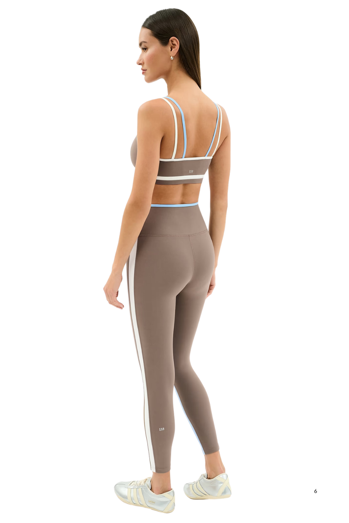 Sam High Waist Rigor 7/8 Legging, Lentil/White – O2 Life Sam High Waist Rigor 7/8 Legging, Lentil/White – O2 Life