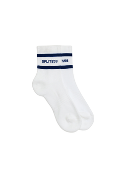Logo Stripe Quarter Sock
